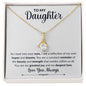 To My Daughter - Love You Always - Alluring Beauty Necklace