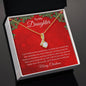 To My Daughter - Merry Christmas - Alluring Beauty Necklace