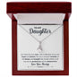 To My Daughter - Love You Always - Alluring Beauty Necklace