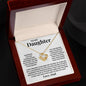 To My Daughter - Love Knot Necklace