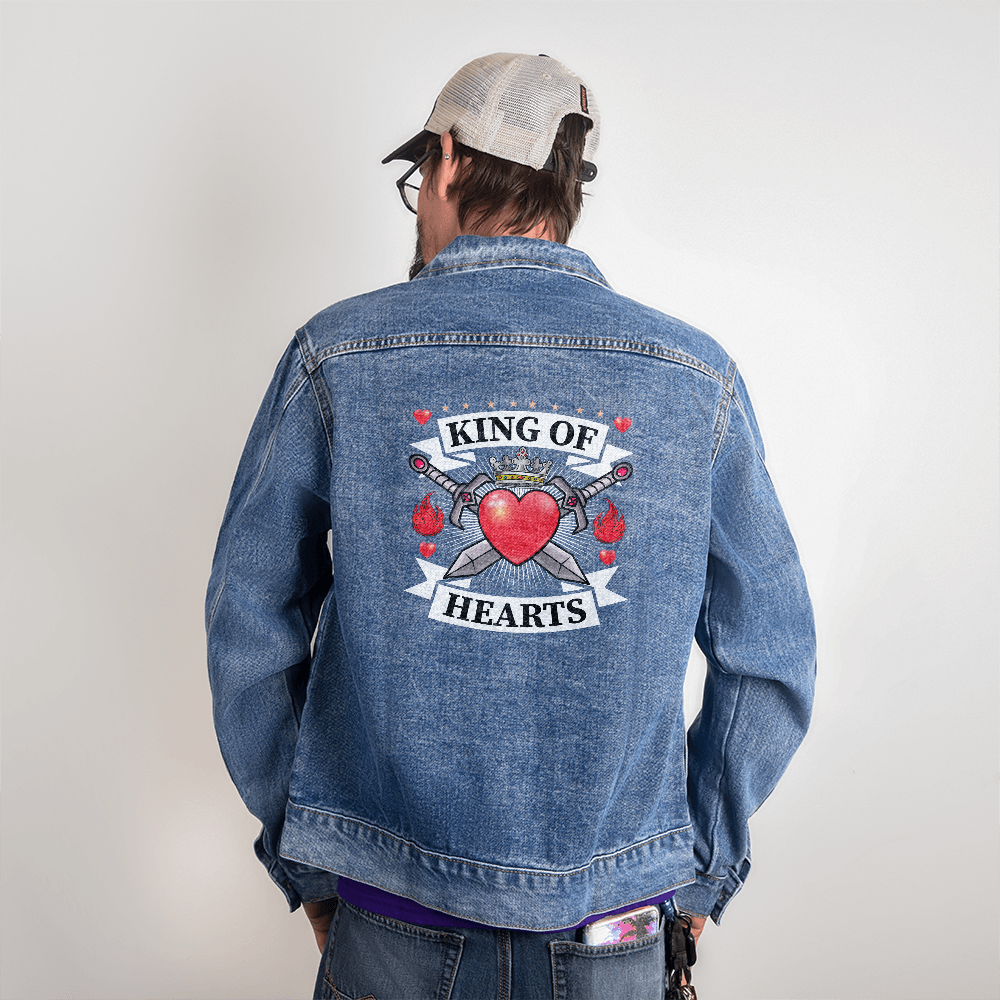 A Denim Jacket for The Loving King in Your Life