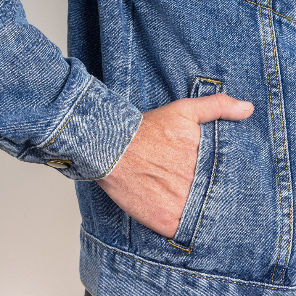 A Denim Jacket for The Loving King in Your Life