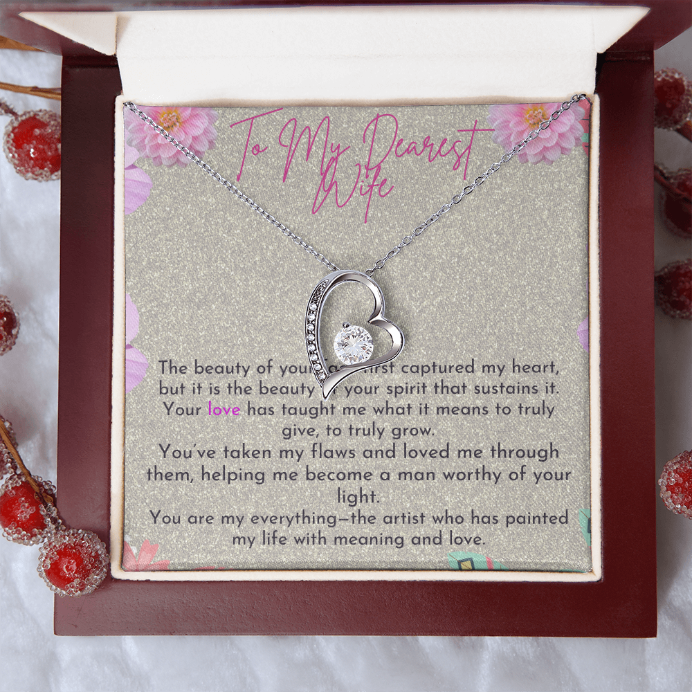 To My Wife - A Beautiful Forever Necklace