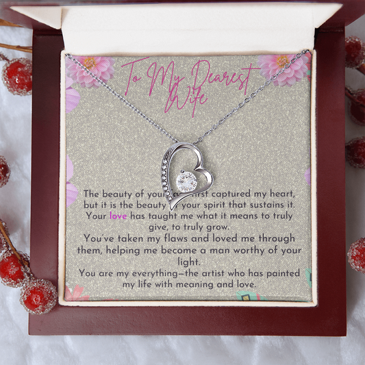 To My Wife - A Beautiful Forever Necklace