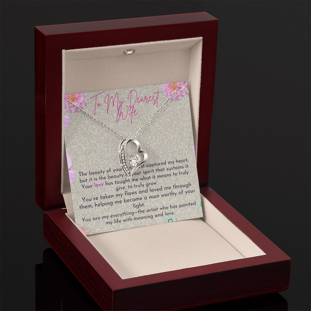 To My Wife - A Beautiful Forever Necklace