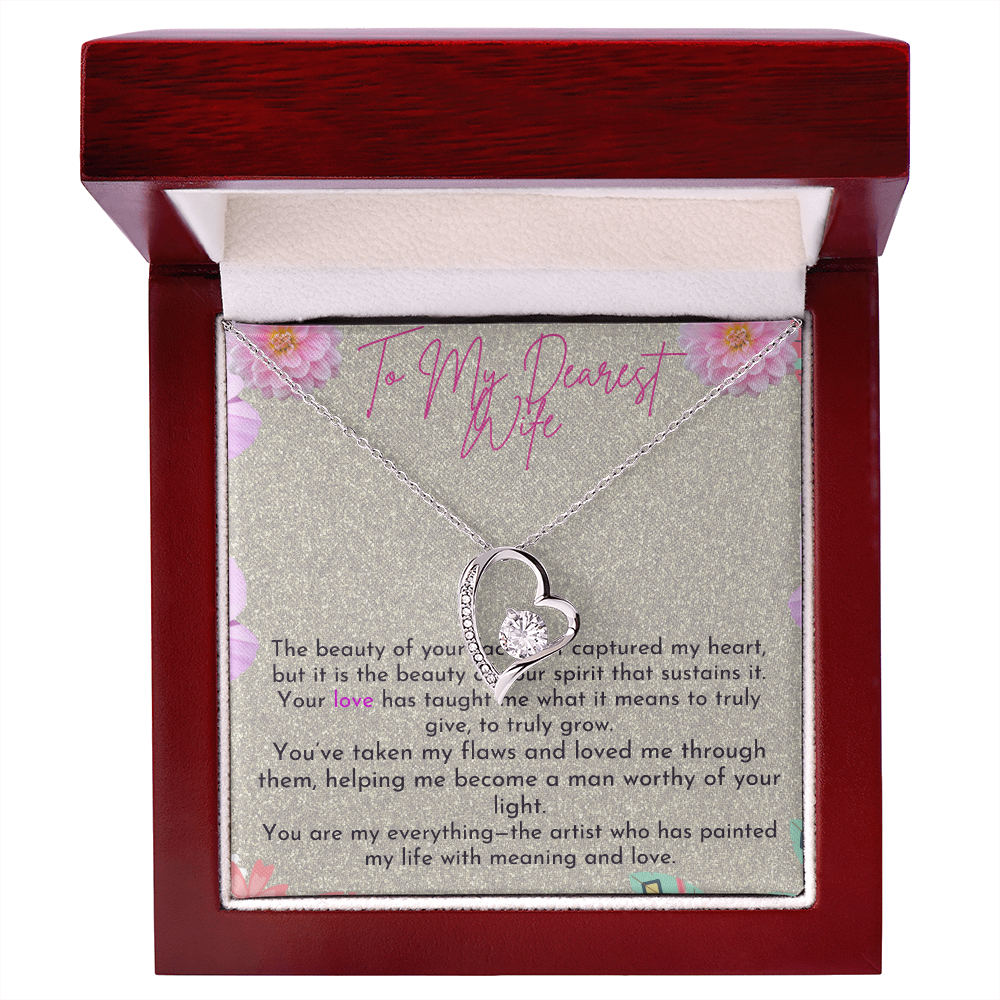 To My Wife - A Beautiful Forever Necklace