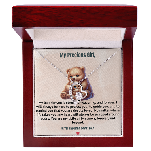 To My Precious Daughter  - Love Forever Necklace
