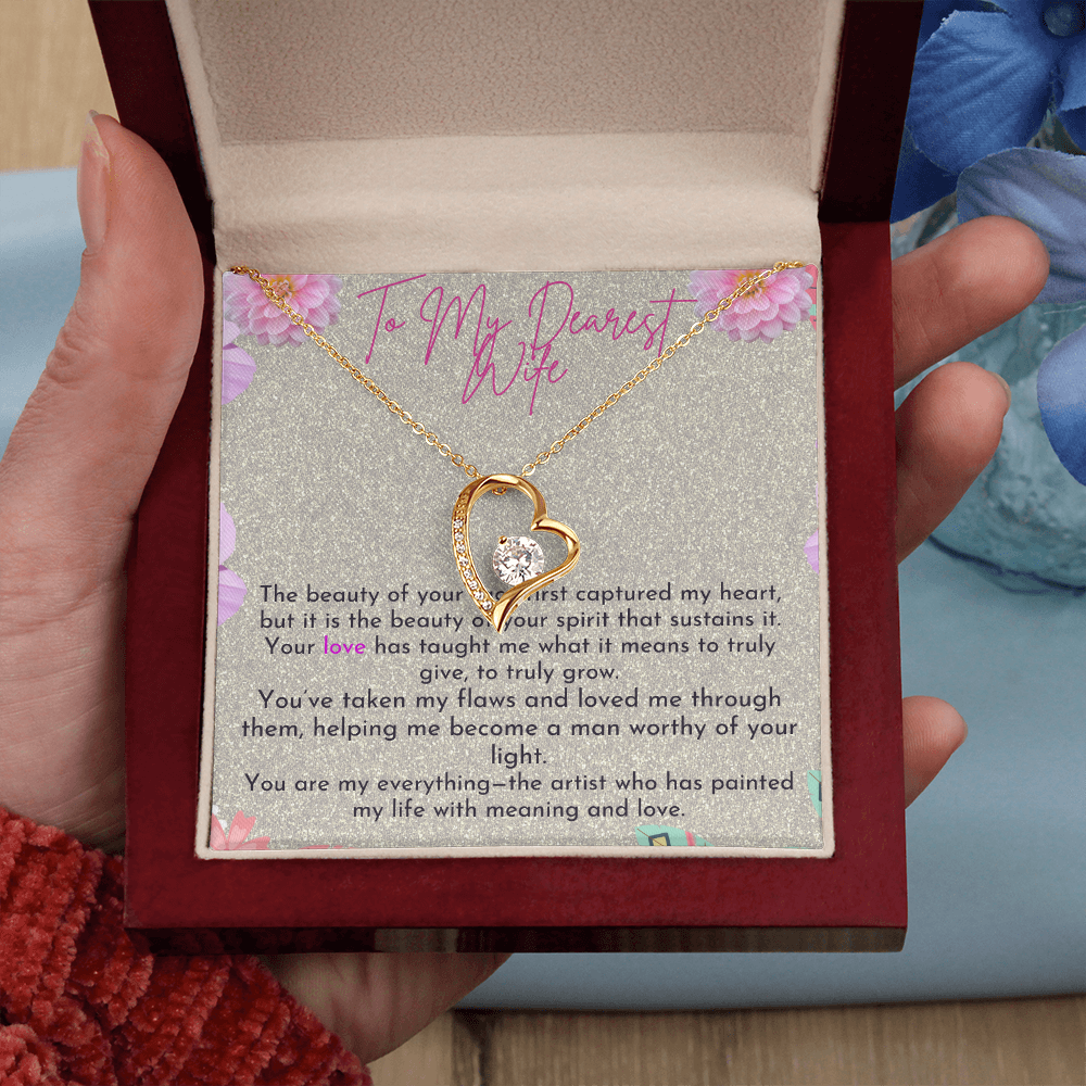 To My Wife - A Beautiful Forever Necklace