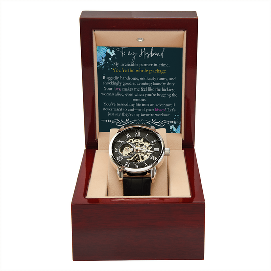 Men's Watch - To My  Husband - A Gift of Luxury And Style