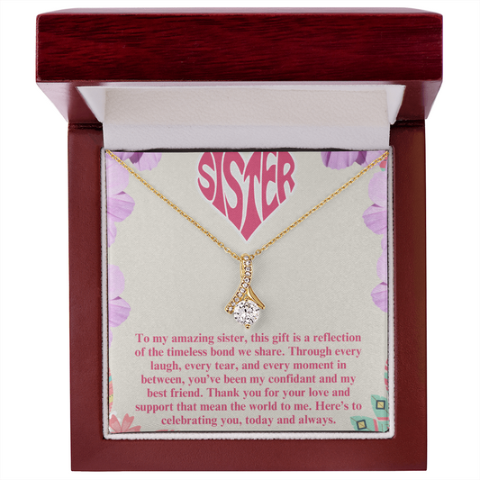 For An Amazing Sister - Alluring Beauty Necklace -