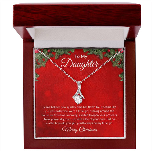 To My Daughter - Merry Christmas - Alluring Beauty Necklace