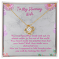 To My Wife - Love Knot Necklace - You Are So Beautiful