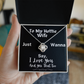To My Hottie Wife - The Gorgeous Love Knot Necklace