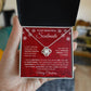 To My Soulmate - Merry Christmas - Love Knot Necklace