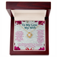 To My Love - My Wife - My Soulmate Forever - A Beautiful Love knot Necklace