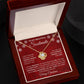 To My Soulmate - Merry Christmas - Love Knot Necklace