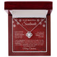 To My Soulmate - Merry Christmas - Love Knot Necklace