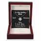 To My Hottie Wife - The Gorgeous Love Knot Necklace