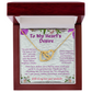 To My  Hearts Desire - My Soulmate - My  Wife - My Love - Interlocking Hearts Necklace