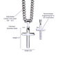 To My Son  - May You Be Blessed Always - Cuban Link Chain Cross