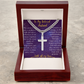 To My  Beloved Husband - A Cross Necklace to Celebrate Our Love