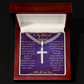 To My  Beloved Husband - A Cross Necklace to Celebrate Our Love