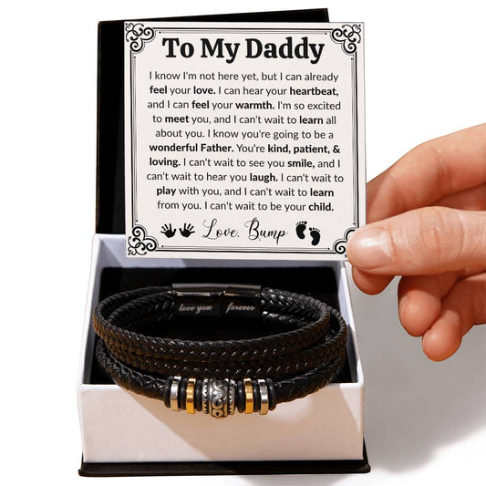 New Dad Gift - Love You Forever Bracelet