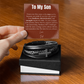To My  Son - May You Always Be Blessed - Cross Bracelet