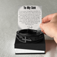 To My Son  - May You Be Blessed, Always -  Cross Bracelet