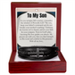 To My  Son - May You Be Blessed Always - Cross Bracelet