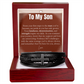 To My  Son - May You Always Be Blessed - Cross Bracelet
