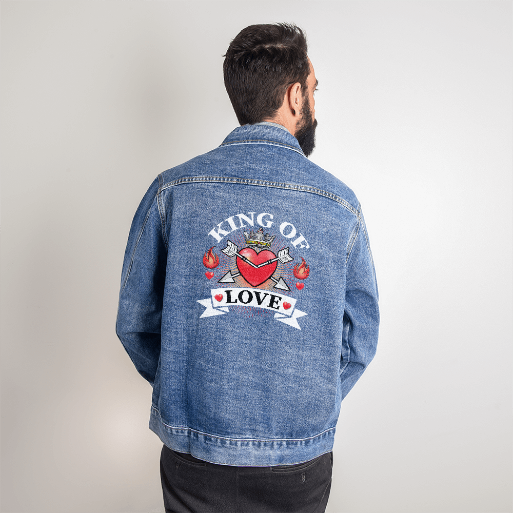 King of Love Denim Jacket for The King In Your Life
