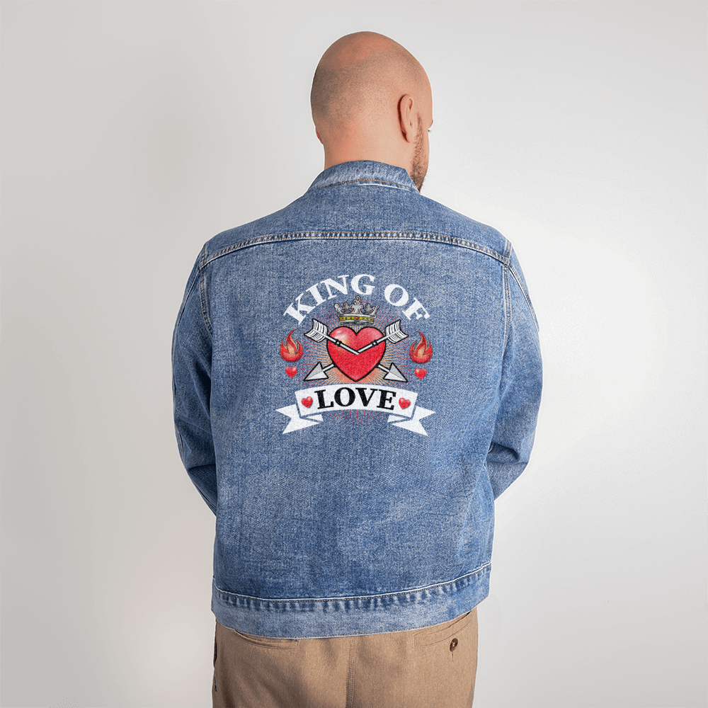 King of Love Denim Jacket for The King In Your Life