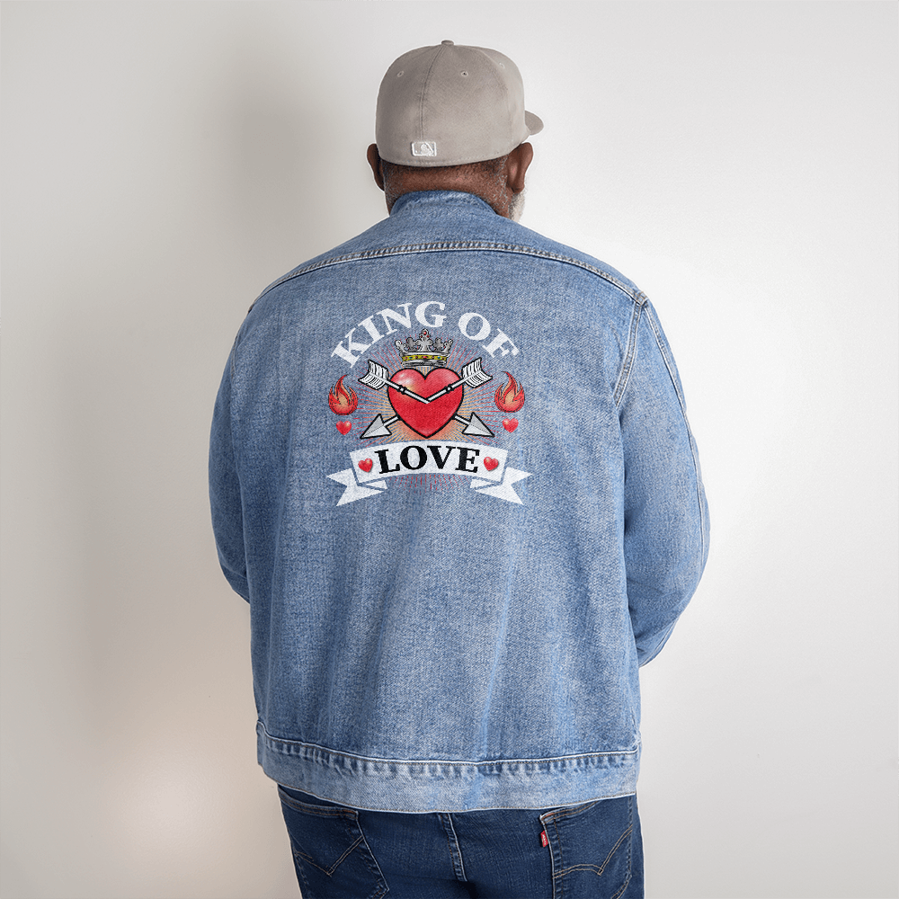 King of Love Denim Jacket for The King In Your Life