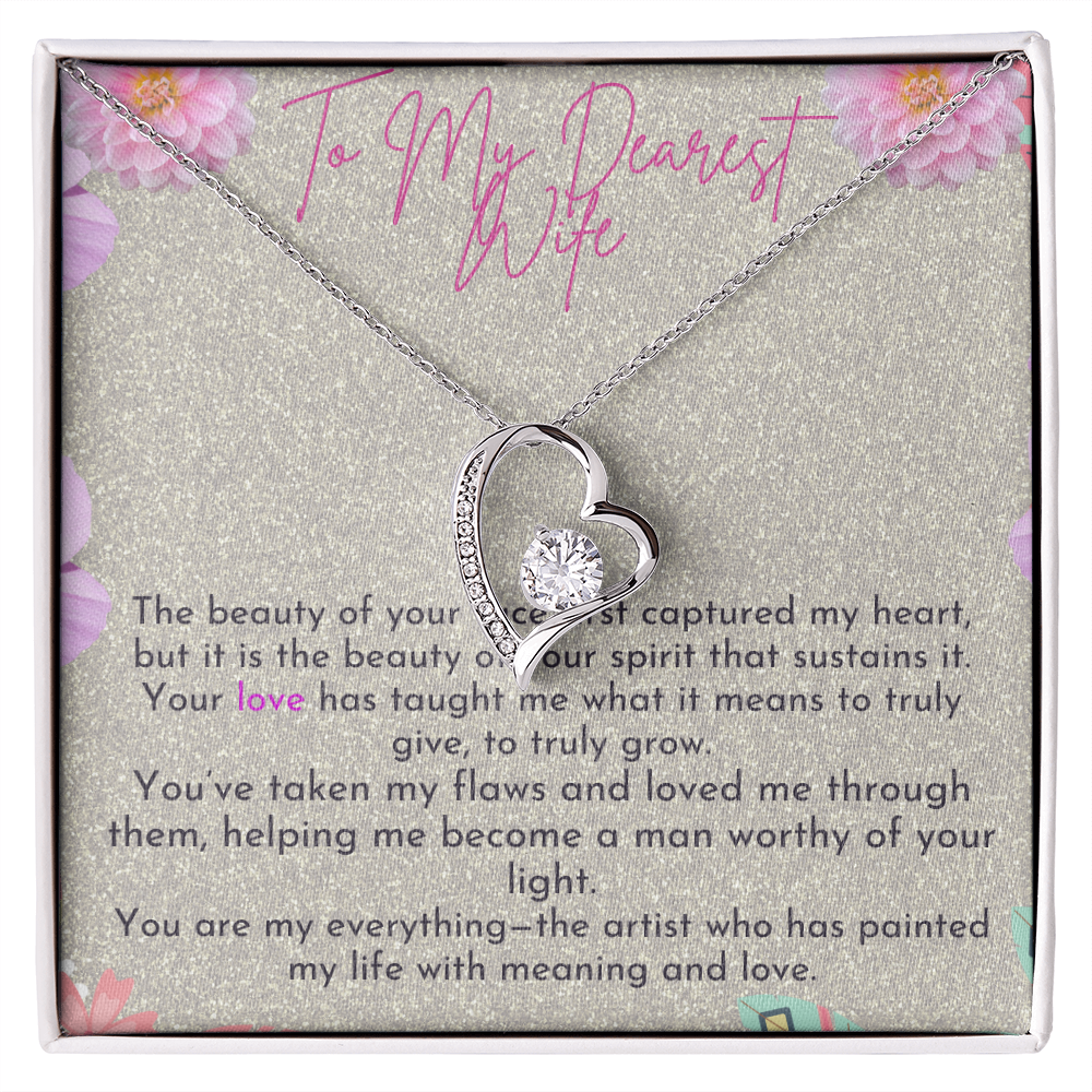 To My Wife - A Beautiful Forever Necklace