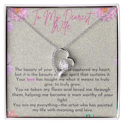 To My Wife - A Beautiful Forever Necklace