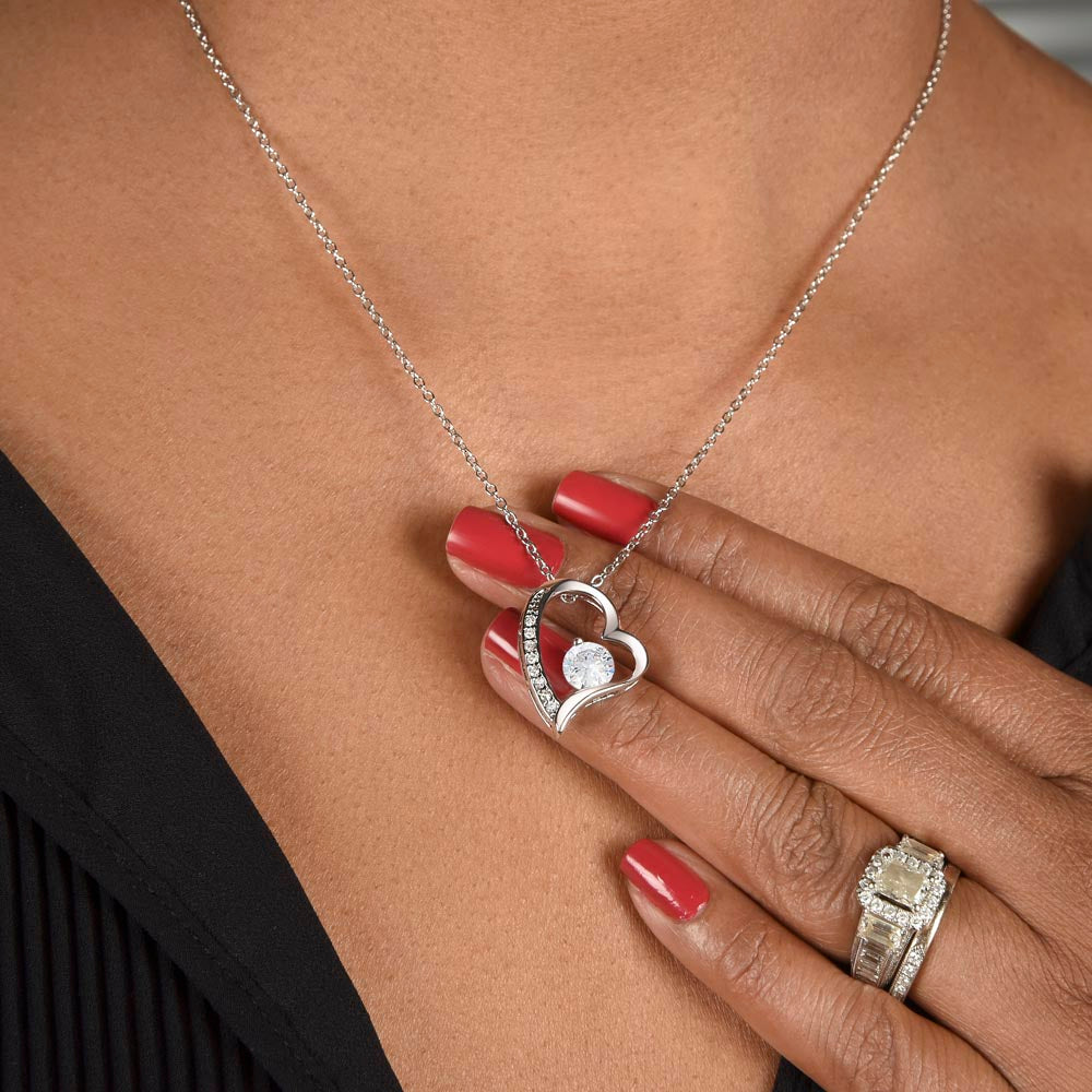 To My Gorgeous Wife - Our Love Is Forever Necklace