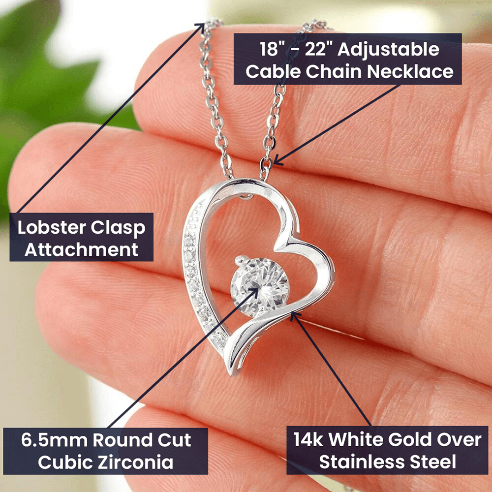 To My Precious Daughter  - Love Forever Necklace