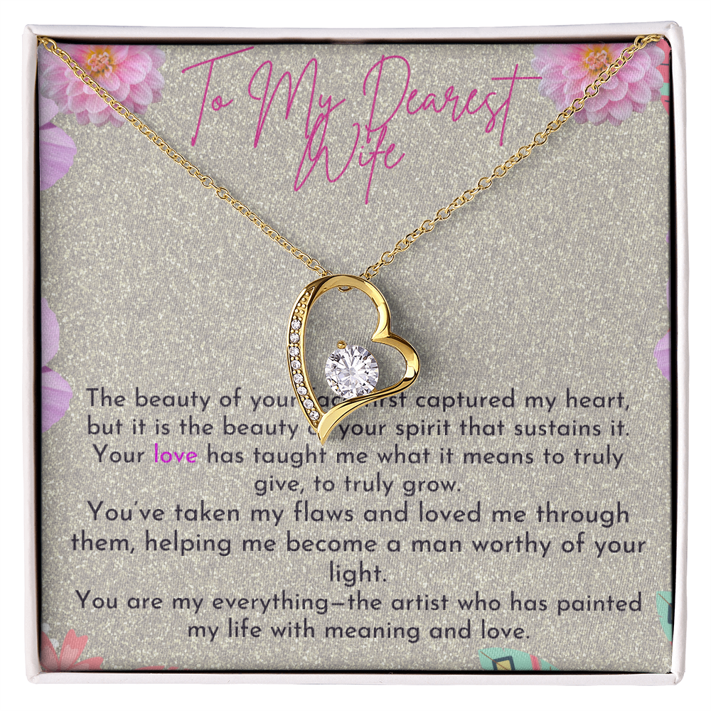 To My Wife - A Beautiful Forever Necklace