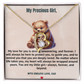To My Precious Daughter  - Love Forever Necklace