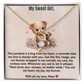 To My Sweet Daughter - Love You Forever