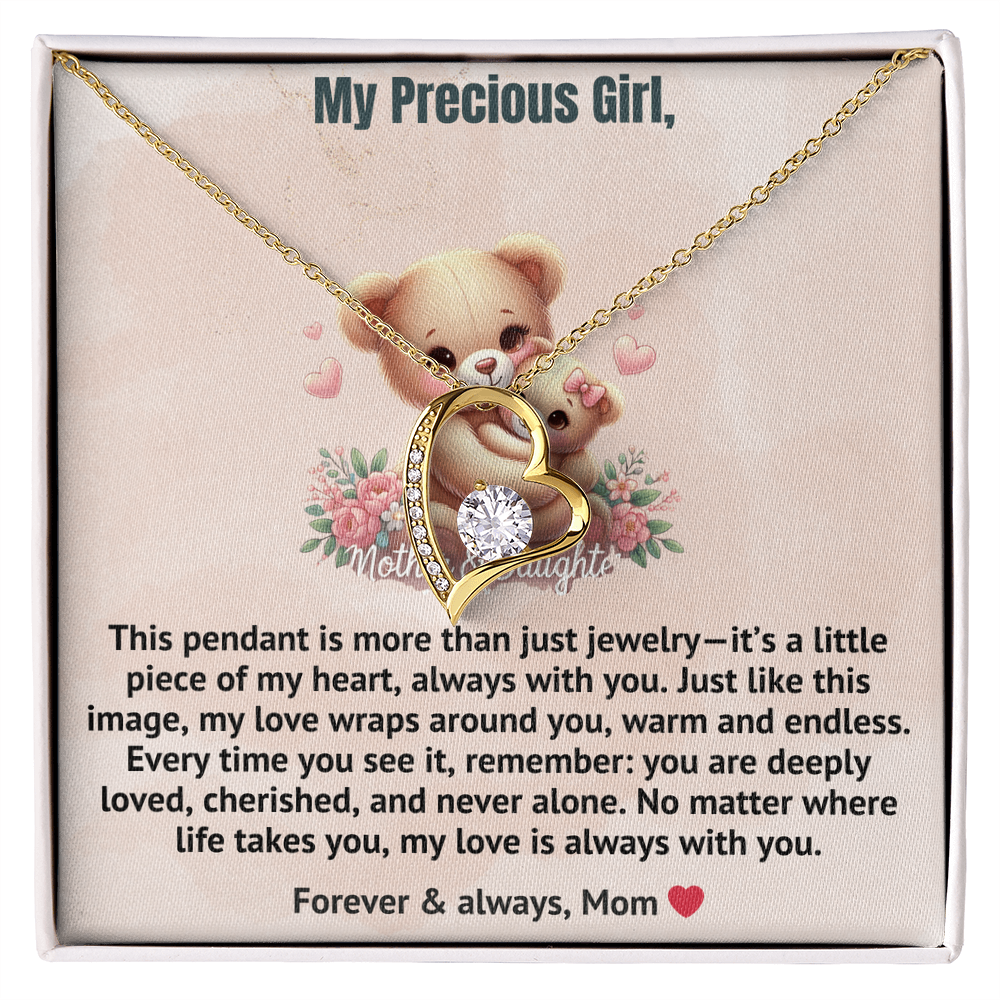 To My Precious Daughter - Love Forever Necklace