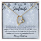 To My Soulmate - Merry Christmas - Forever Love Necklace