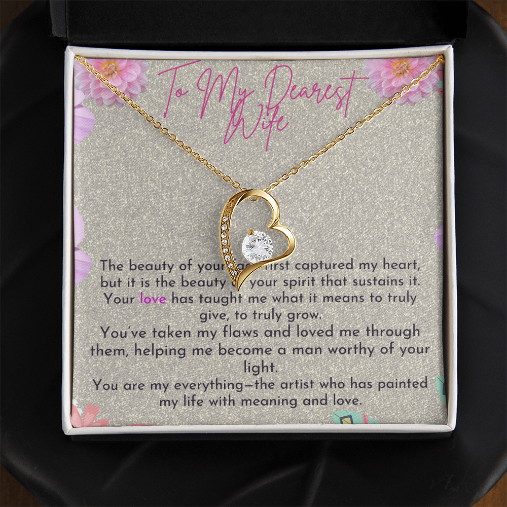 To My Wife - A Beautiful Forever Necklace
