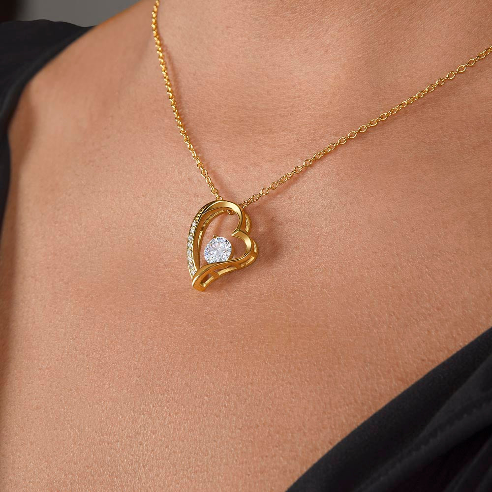 To My Gorgeous Wife - Our Love Is Forever Necklace