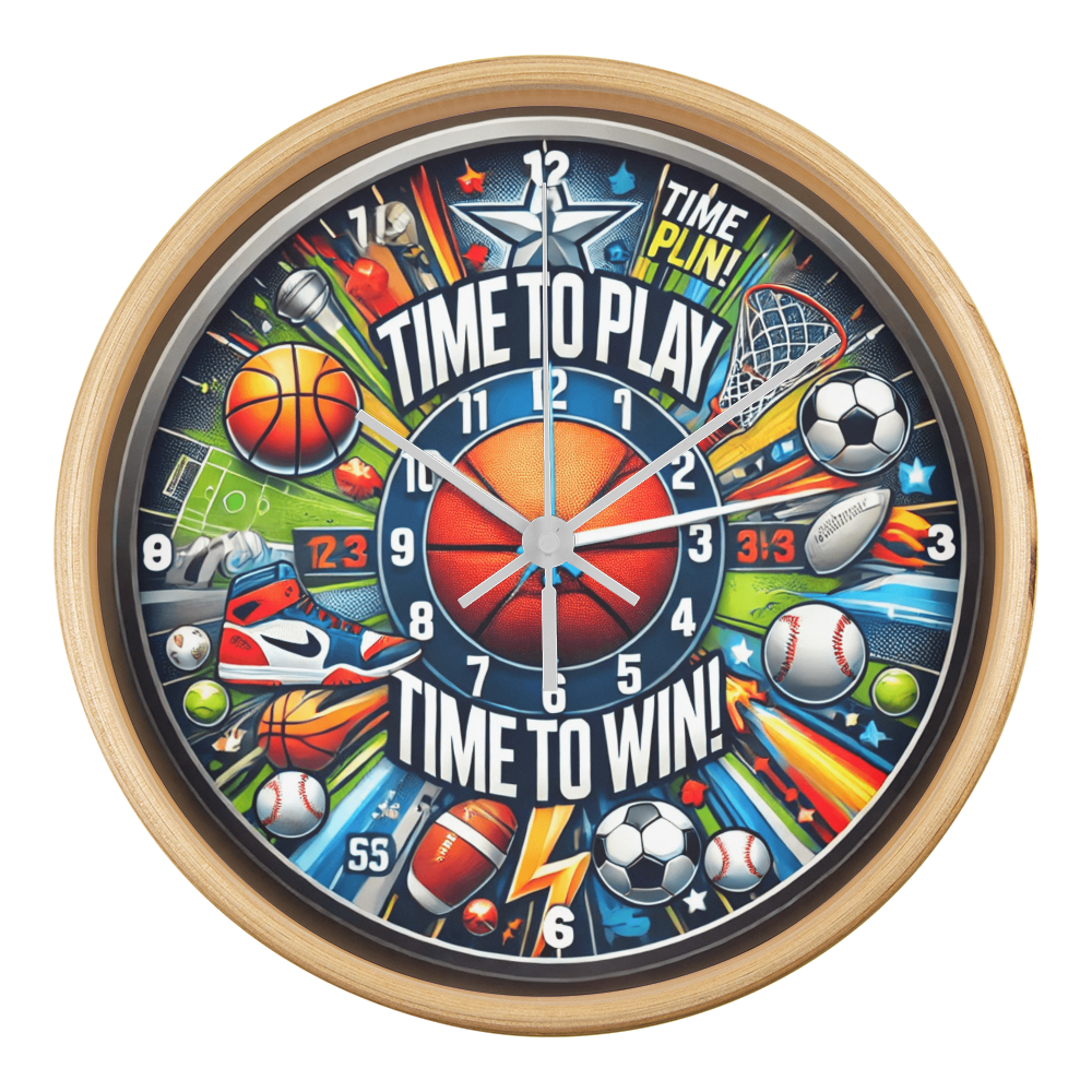 To My Son - A Sports Clock For You