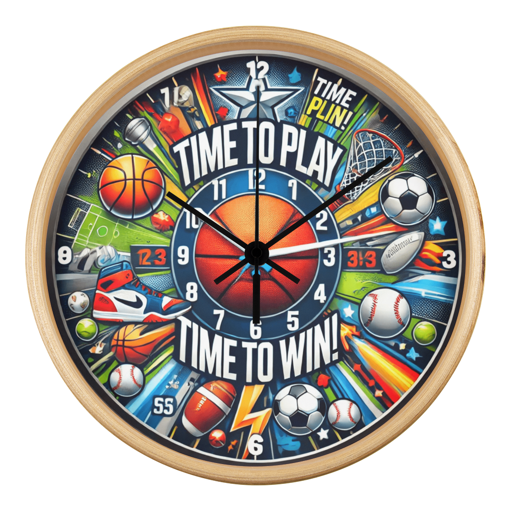 To My Son - A Sports Clock For You