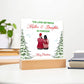 To My Daughter - Merry Christmas - Acrylic Square Plaque