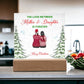 To My Daughter - Merry Christmas - Acrylic Square Plaque